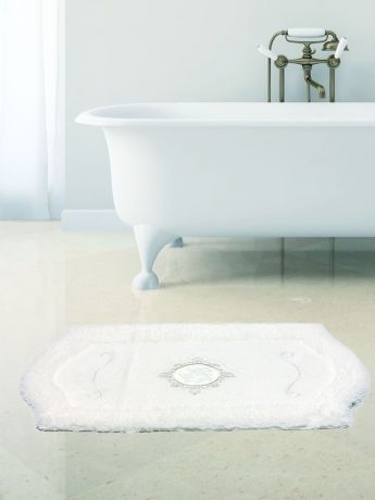 Коврик для ванной BATH PLUS Royal, белый