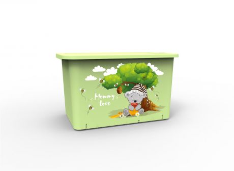 Ящик для игрушек Berossi Mommy Love, светло-зеленый