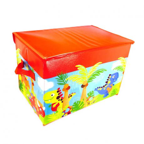 Ящик для игрушек MARKETHOT Короб для хранения игрушек, красный