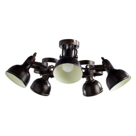 Потолочный светильник Arte Lamp A5216PL-5BR, коричневый