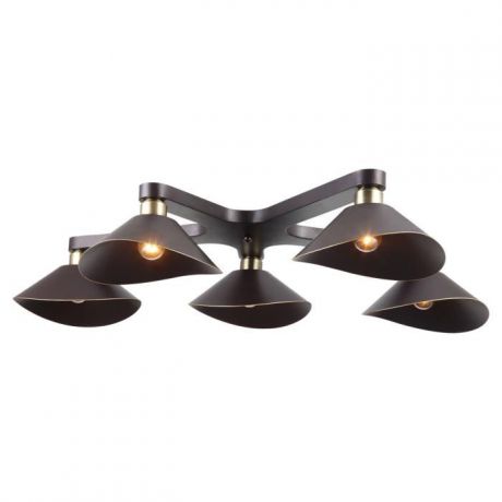 Потолочный светильник Lussole LSP-9535, коричневый