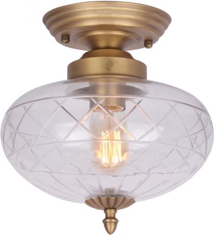 Светильник потолочный Arte Lamp "Faberge", 1 х E27, 40 W. A2303PL-1SG