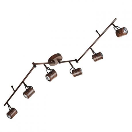 Настенно-потолочный светильник Lussole LSP-9136, коричневый