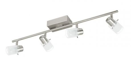 Настенно-потолочный светильник Eglo 93704, серый металлик