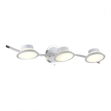 Настенно-потолочный светильник Idlamp 104/3A-LEDWhite, серый металлик