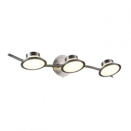 Настенно-потолочный светильник Idlamp 104/3A-LEDWhitechrome, серый металлик