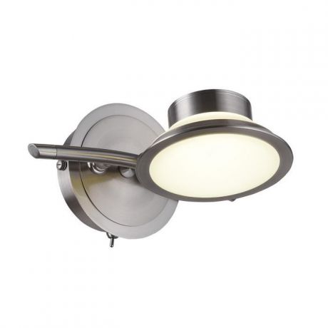 Настенно-потолочный светильник Idlamp 104/1A-LEDWhitechrome, серый металлик