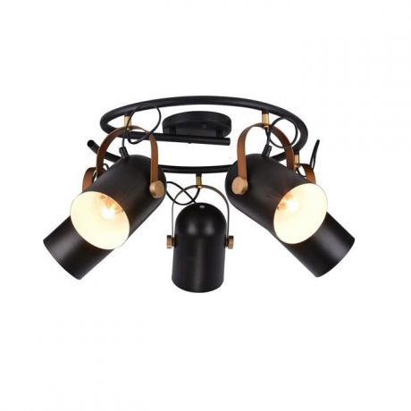Настенно-потолочный светильник Idlamp 364/5PF-Black, черный