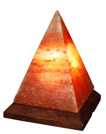 Декоративный светильник ЭКО ПЛЮС Соляная (солевая) лампа "Пирамида"