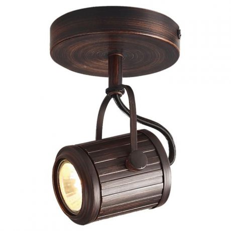 Настенно-потолочный светильник Lussole LSP-9131, коричневый