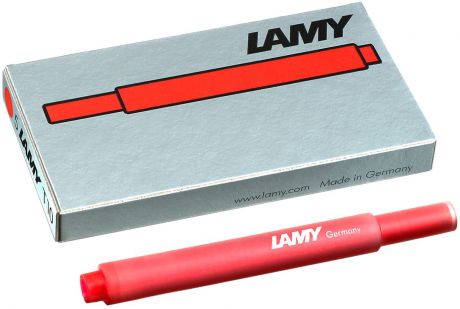 Lamy Картридж для перьевой ручки красный 5 шт
