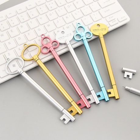 Набор ручек Fidget Go Ключи, 12 шт. в наборе, розовый, синий, желтый, белый