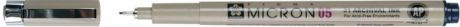 Ручка капиллярная Sakura Pigma Micron, 0.45 мм, цвет чернил: иссиня-черный