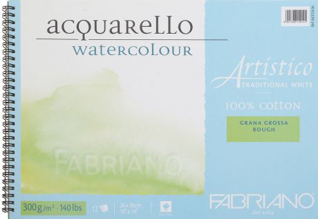 Fabriano Альбом для акварели Artistico Traditional White 12 листов 66322636