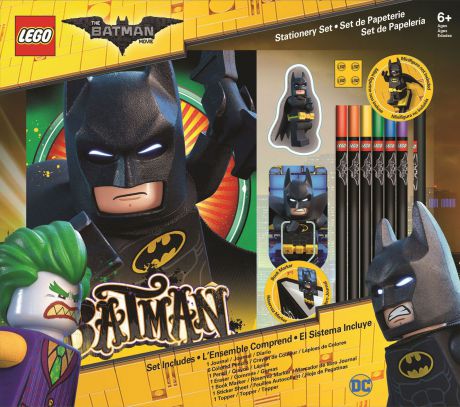 LEGO Набор канцелярских принадлежностей Batman Movie 12 предметов