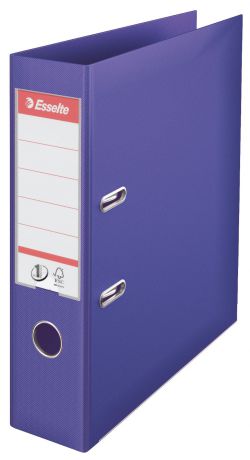 Папка-регистратор Esselte No.1, А4, 75 мм, фиолетовый