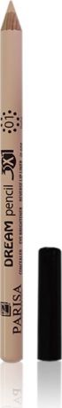 Parisa Универсальный Корректор карандаш для контур губ, бровей, век 3в1, тон №01 лайт, 1,2 г