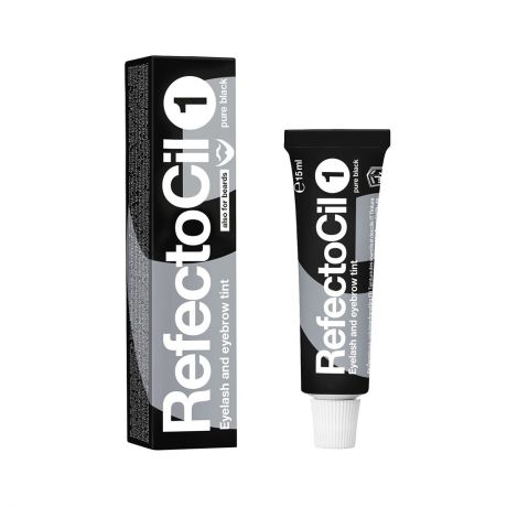 Краска для бровей и ресниц RefectoCil #1 интенсивно-черная, 15мл