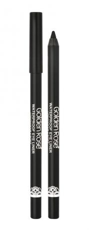 Стойкий карандаш для глаз Golden Rose Waterproof Eyeliner Longwear Soft Ultra Black, черный