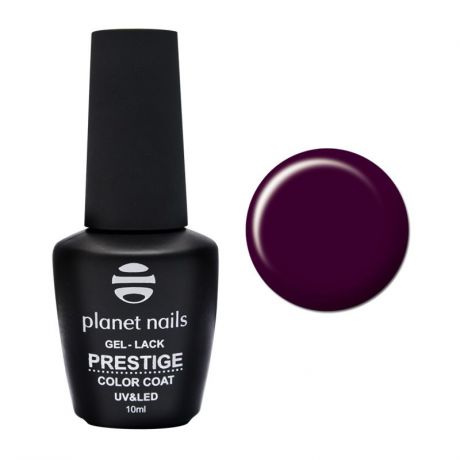 Гель-лак Planet Nails, "PRESTIGE" - 550, 10мл темно-баклажановый