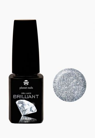 Гель-лак Planet Nails BRILLIANT, тон 706, сине-серый, 8мл. 12706