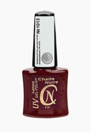 Гель-лак Chatte Noire "Трехфазный", цвет: хром, серебро, тон 1013, 6 мл
