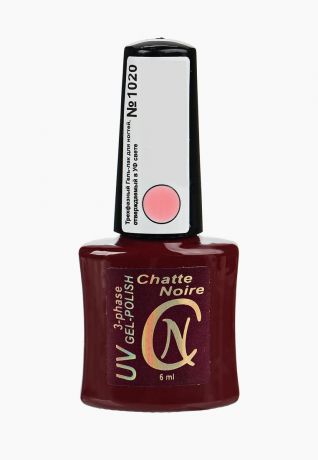 Гель-лак Chatte Noire "Трехфазный", цвет: розово-сиреневый, тон: 1020, 6 мл