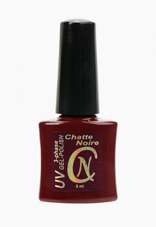Гель-лак Chatte Noire "Трехфазный", цвет: розово-сиреневый голографический, 6 мл