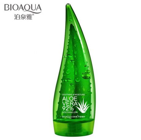 BIOAQUA Увлажняющий гель с натуральным соком ALOE VERA для лица и тела, 160 мл.