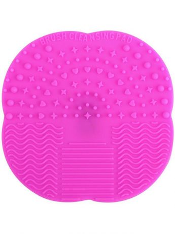 Силиконовый коврик для очистки кистей Uvoo, розовый