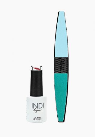 Набор RuNail Professional Indi laque: пилка для ногтей и гель-лак, тон 3472, 9 мл