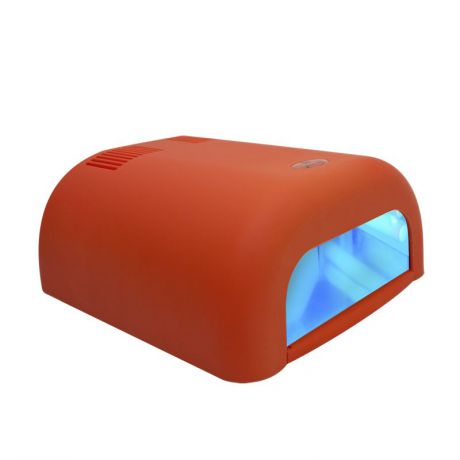 Ультрафиолетовая лампа Planet Nails "ASN Tunnel. Велюр", 36W, цвет: оранжевый