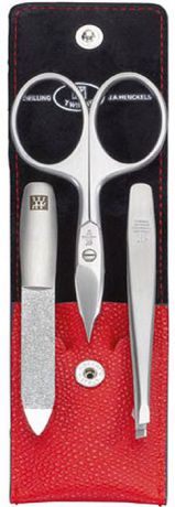 Zwilling Маникюрный набор "Twinox", цвет: красный, 3 предмета. 97091-002