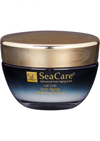 Крем для ухода за кожей SeaCare Антивозрастной подтягивающий и повышающий упругость с Реноваж, Золотом и Витамином Е, 50мл