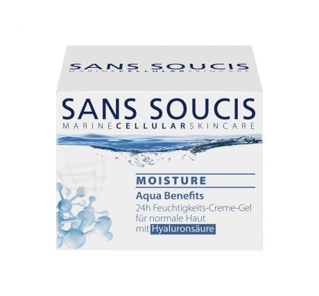 Крем-гель для ухода за кожей Sans Soucis Moisture Aqua Benefit, увлажняющий, 50 мл