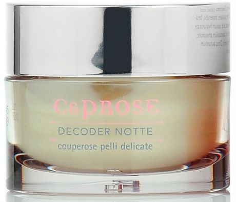Ночной интенсивный крем Farmogal "C&P Rose Decoder Sensitive Skin night cream" для чувствительной кожи склонной к куперозу , 50 мл