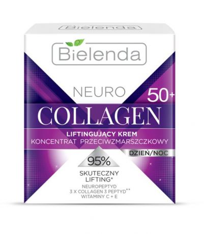 Подтягивающий крем-концентрат против морщин 50+, дневной/ночной, "NEURO COLLAGEN", 50мл