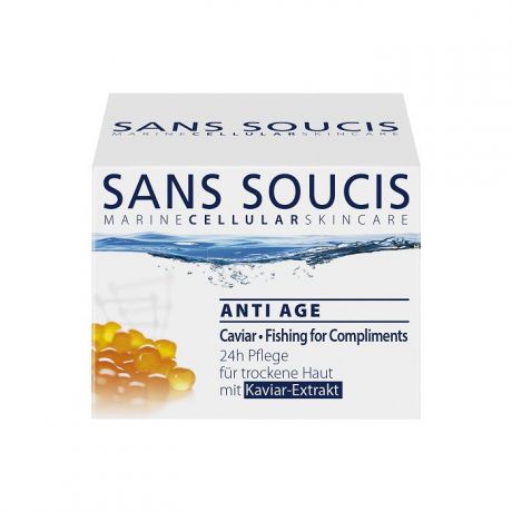 Крем для ухода за кожей Sans Soucis «ANTI AGE CAVIAR» для лица