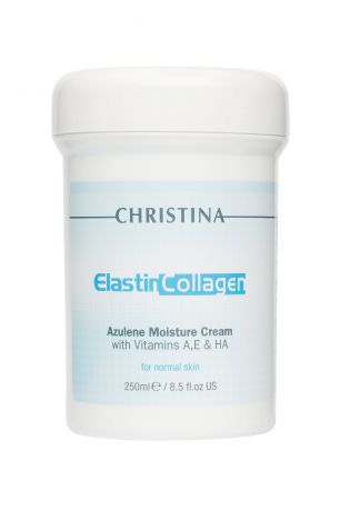 Крем для ухода за кожей CHRISTINA Увлажняющий крем для нормальной кожи Elastin Collagen Azulene Moisture Cream withVit.A,E & HA for normal skin