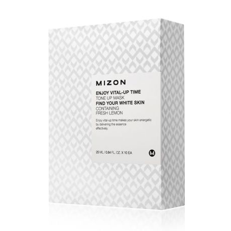 Осветляющая маска Mizon Enjoy Vital-Up Time Tone Up Mask-Set, 25 м*10 шт