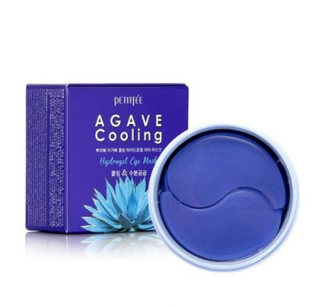 Гидрогелевые патчи Petitfee Agave Cooling Hydrogel Eye Mask для кожи вокруг глаз с экстрактом агавы, 60 шт
