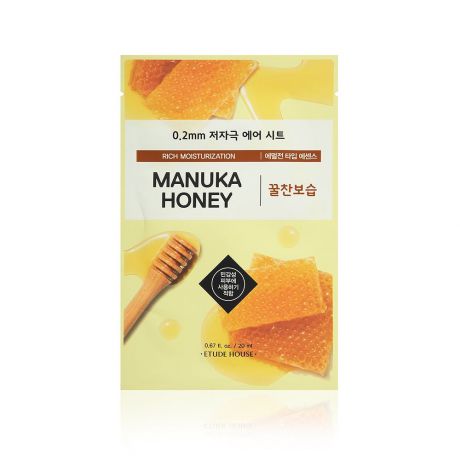 Маска для лица с медом Etude House 0.2 Therapy Air Mask Manuka Honey, 20 мл