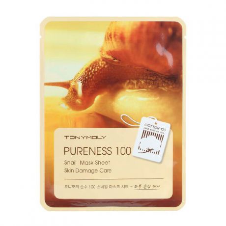 Маска косметическая Tony Moly Pureness 100 Snail Mask Sheet, 21