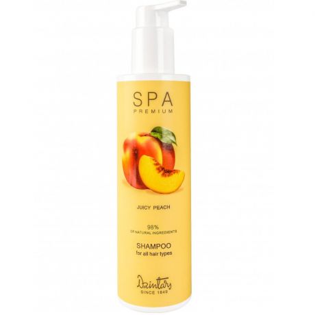 Шампунь Dzintars SPA Premium, для любого типа волос, аромат сочный персик, 250 мл