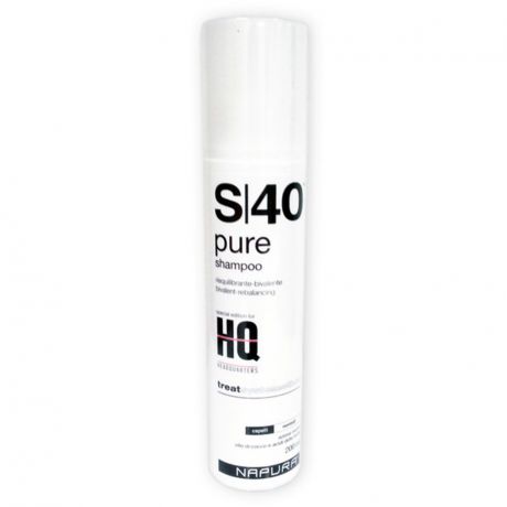 Шампунь для волос NAPURA S40 PURE (200ml) Профессиональный органический универсальный шампунь для любого типа волос