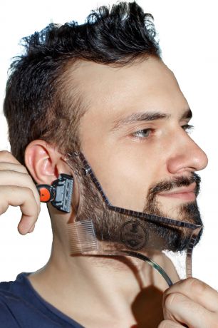 Набор бритвенных принадлежностей Manecode трафарет для бороды