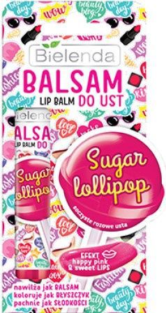 Бальзам для губ Bielenda Sugar Lollipop оттенок розовый, 10 г
