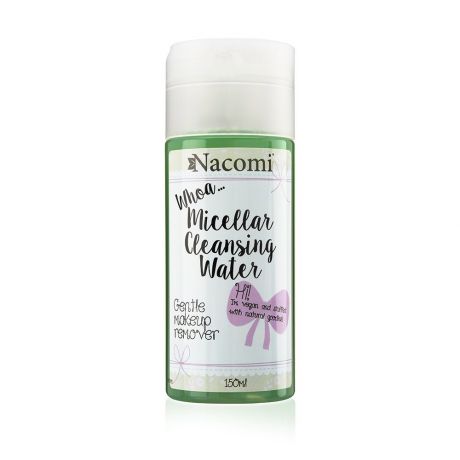 Мицеллярная вода для снятия макияжа Nacomi Micellar Cleansing Water-Gentle makeup remover, 150 мл
