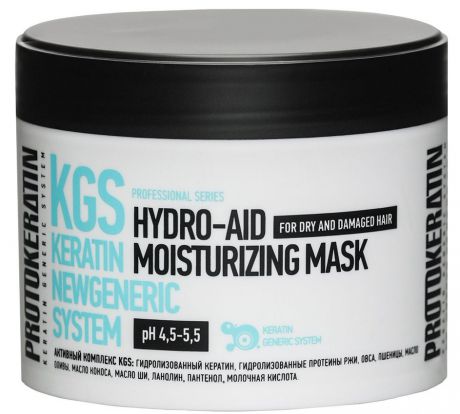 Маска для волос Protokeratin Экспресс увлажнение для жестких сухих волос Hydro-Aid Moisturizing Mask