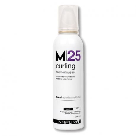 Мусс для волос NAPURA Мусс для создания объема, вьющихся и упругих локонов. M25 CURLING (200ml)